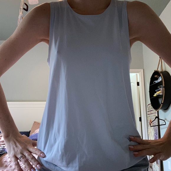 Light blue Lulu Lemon tank - Picture 2 of 4